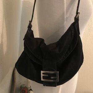 Black Fendi womens purse
